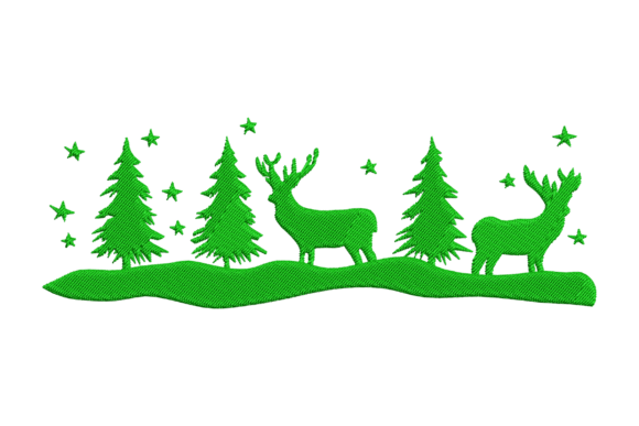 Forest and Deers Christmas
