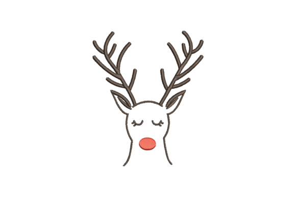 Reindeer Outline