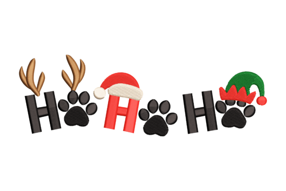 Reindeer Paws Christmas Banner